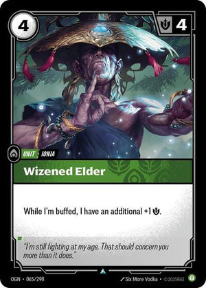 Riftbound - Origins - Wizened Elder - 065/298 - Uncommon