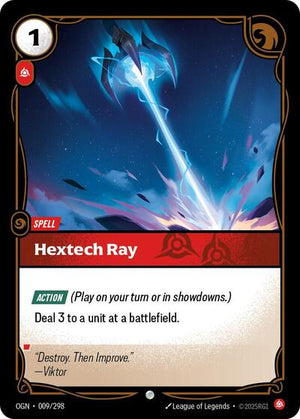 Riftbound - Origins - Hextech Ray - 009/298 - Common