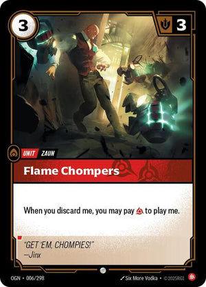 Riftbound - Origins - Flame Chompers - 006/298 - Common