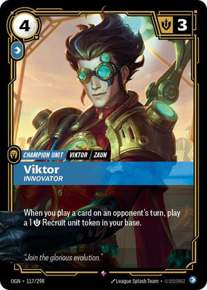 Riftbound - Origins - Viktor, Innovator - 117/298 - Rare