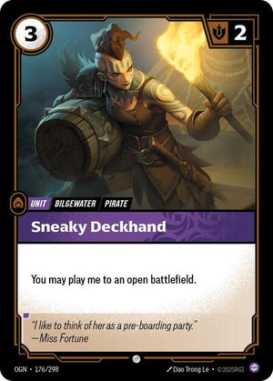 Riftbound - Origins - Sneaky Deckhand - 176/298 - Common