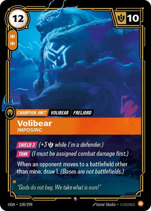 Riftbound - Origins - Volibear, Imposing - 158/298 - Rare
