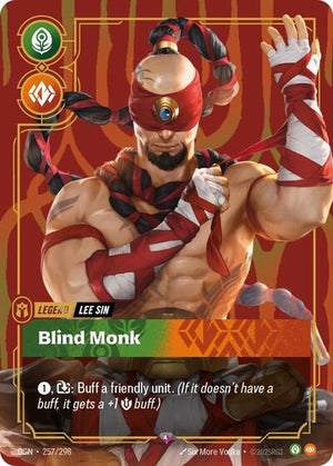 Riftbound - Origins - Lee Sin, Blind Monk - 257/298 - Rare
