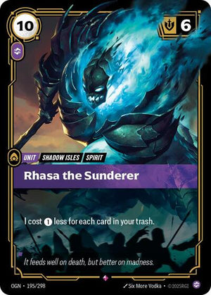 Riftbound - Origins - Rhasa the Sunderer - 195/298 - Rare