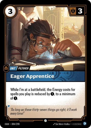 Riftbound - Origins - Eager Apprentice - 084/298 - Common