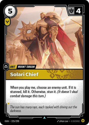 Riftbound - Origins - Solari Chief - 225/298 - Uncommon