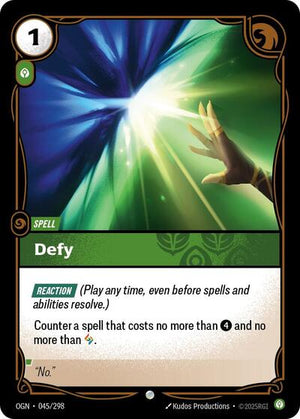 Riftbound - Origins - Defy - 045/298 - Common