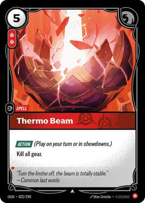 Riftbound - Origins - Thermo Beam - 022/298 - Uncommon