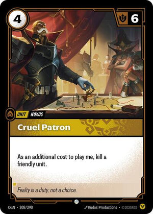 Riftbound - Origins - Cruel Patron - 208/298 - Common