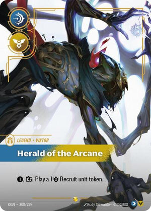 Riftbound - Origins - Viktor, Herald of the Arcane (Overnumbered) - 308/298 - Showcase