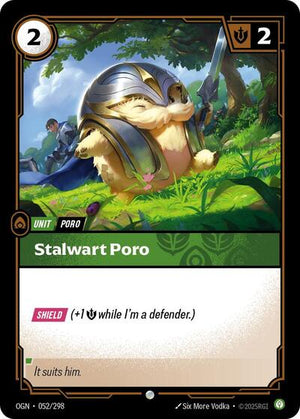Riftbound - Origins - Stalwart Poro - 052/298 - Common