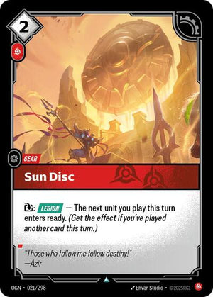 Riftbound - Origins - Sun Disc - 021/298 - Uncommon