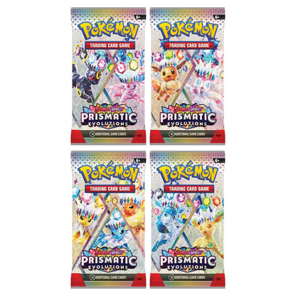 Pokémon TCG - Scarlet & Violet Prismatic Evolutions - Booster Pack Art Set