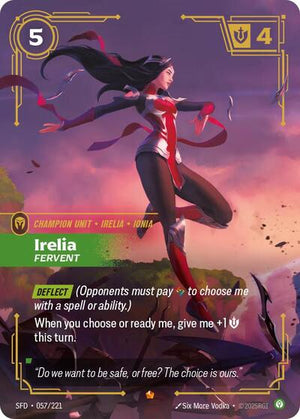 Riftbound - Spiritforged - Irelia, Fervent - 057/221 - Epic