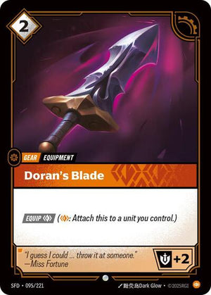 Riftbound - Spiritforged - Doran's Blade - 095/221 - Common