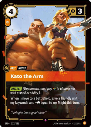 Riftbound - Spiritforged - Kato the Arm - 112/221 - Rare