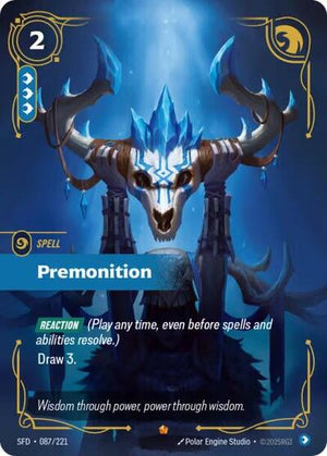 Riftbound - Spiritforged - Premonition - 087/221 - Epic