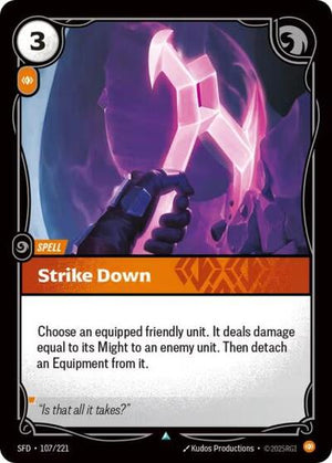 Riftbound - Spiritforged - Strike Down - 107/221 - Uncommon