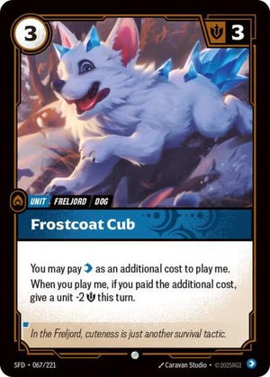 Riftbound - Spiritforged - Frostcoat Cub - 067/221 - Common