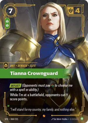 Riftbound - Spiritforged - Tianna Crownguard - 060/221 - Epic
