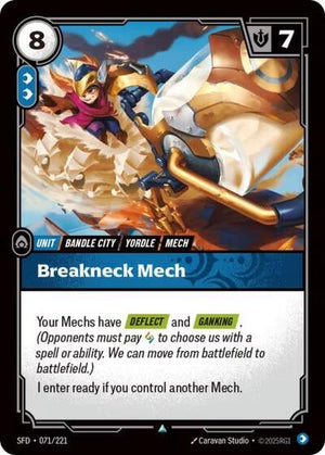 Riftbound - Spiritforged - Breakneck Mech - 071/221 - Uncommon