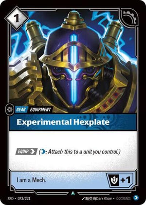 Riftbound - Spiritforged - Experimental Hexplate - 073/221 - Uncommon