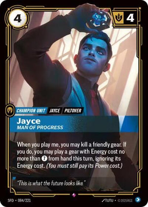 Riftbound - Spiritforged - Jayce, Man of Progress - 084/221 - Rare