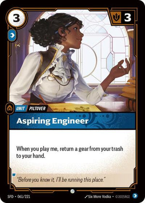 Riftbound - Spiritforged - Aspiring Engineer - 061/221 - Common