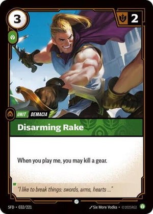 Riftbound - Spiritforged - Disarming Rake - 032/221 - Common