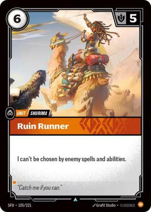 Riftbound - Spiritforged - Ruin Runner - 105/221 - Uncommon