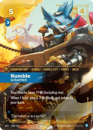 Riftbound - Spiritforged - Rumble, Scrapper - 089/221 - Epic