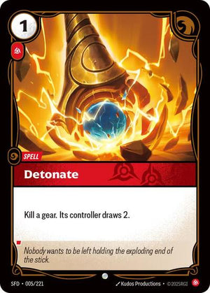 Riftbound - Spiritforged - Detonate - 005/221 - Common