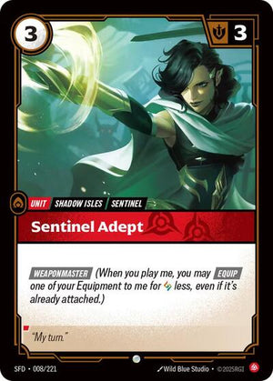 Riftbound - Spiritforged - Sentinel Adept - 008/221 - Common