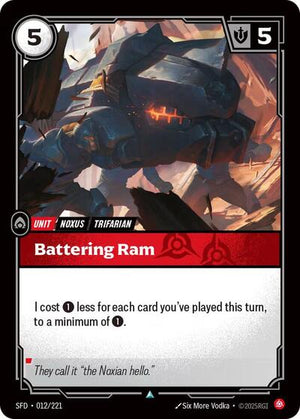 Riftbound - Spiritforged - Battering Ram - 012/221 - Uncommon