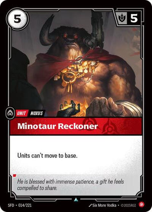 Riftbound - Spiritforged - Minotaur Reckoner - 014/221 - Uncommon