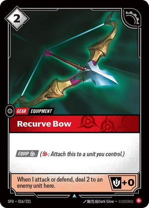 Riftbound - Spiritforged - Recurve Bow - 016/221 - Uncommon