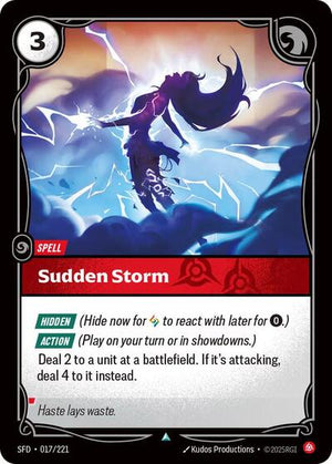 Riftbound - Spiritforged - Sudden Storm - 017/221 - Uncommon