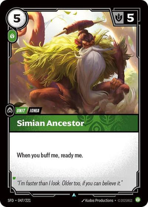 Riftbound - Spiritforged - Simian Ancestor - 047/221 - Uncommon