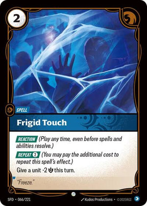 Riftbound - Spiritforged - Frigid Touch - 066/221 - Common