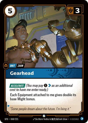Riftbound - Spiritforged - Gearhead - 068/221 - Common