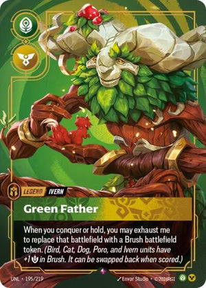 Riftbound - Unleashed - Ivern, Green Father - 195/219 - Rare