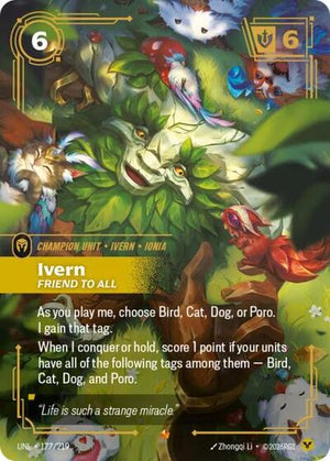 Riftbound - Unleashed - Ivern, Friend to All - 177/219 - Epic