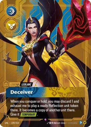 Riftbound - Unleashed - LeBlanc, Deceiver - 199/219 - Rare