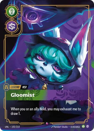 Riftbound - Unleashed - Vex, Gloomist - 193/219 - Rare
