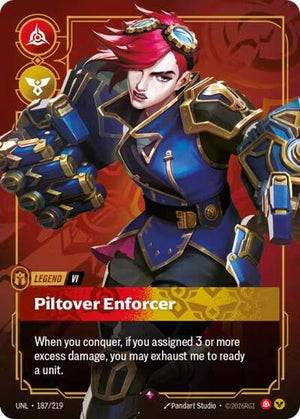 Riftbound - Unleashed - Vi, Piltover Enforcer - 187/219 - Rare