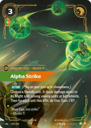 Riftbound - Unleashed - Alpha Strike - 192/219 - Epic