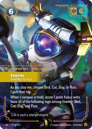 Riftbound - Unleashed - Ivern, Friend to All - 177a/219 - Alternate Art - Showcase