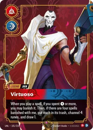 Riftbound - Unleashed - Jhin, Virtuoso - 181/219 - Rare