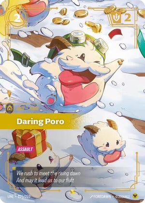 Riftbound - Unleashed - Daring Poro (Overnumbered) - 225/219 - Showcase