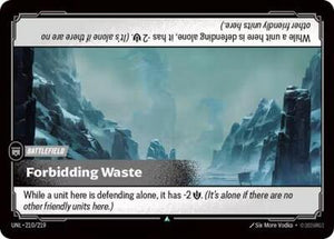 Riftbound - Unleashed - Forbidding Waste - 210/219 - Uncommon